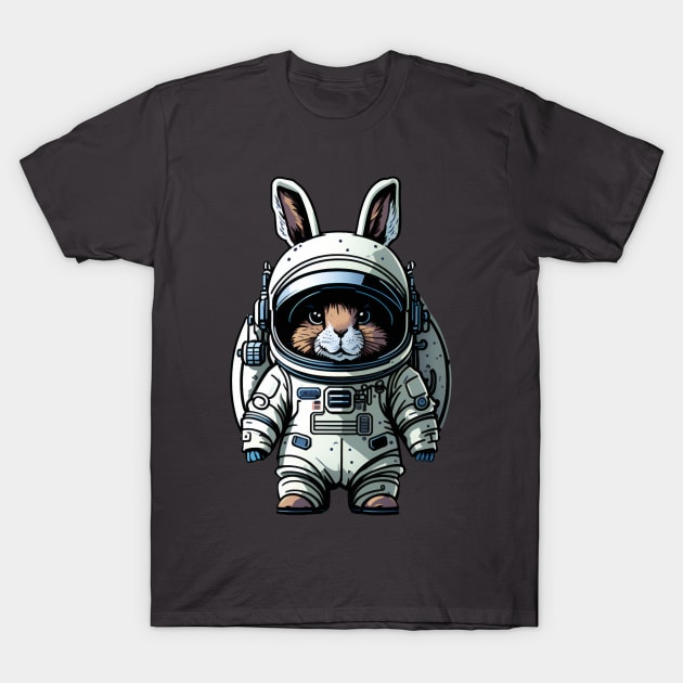 BUNNY ASTRONAUT T-Shirt by Rusty Lynx Design
